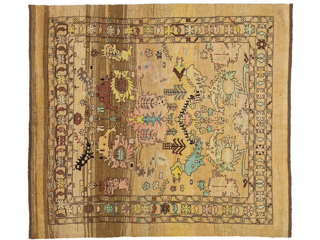 Transitional Revival Wool Rug 8 X 9