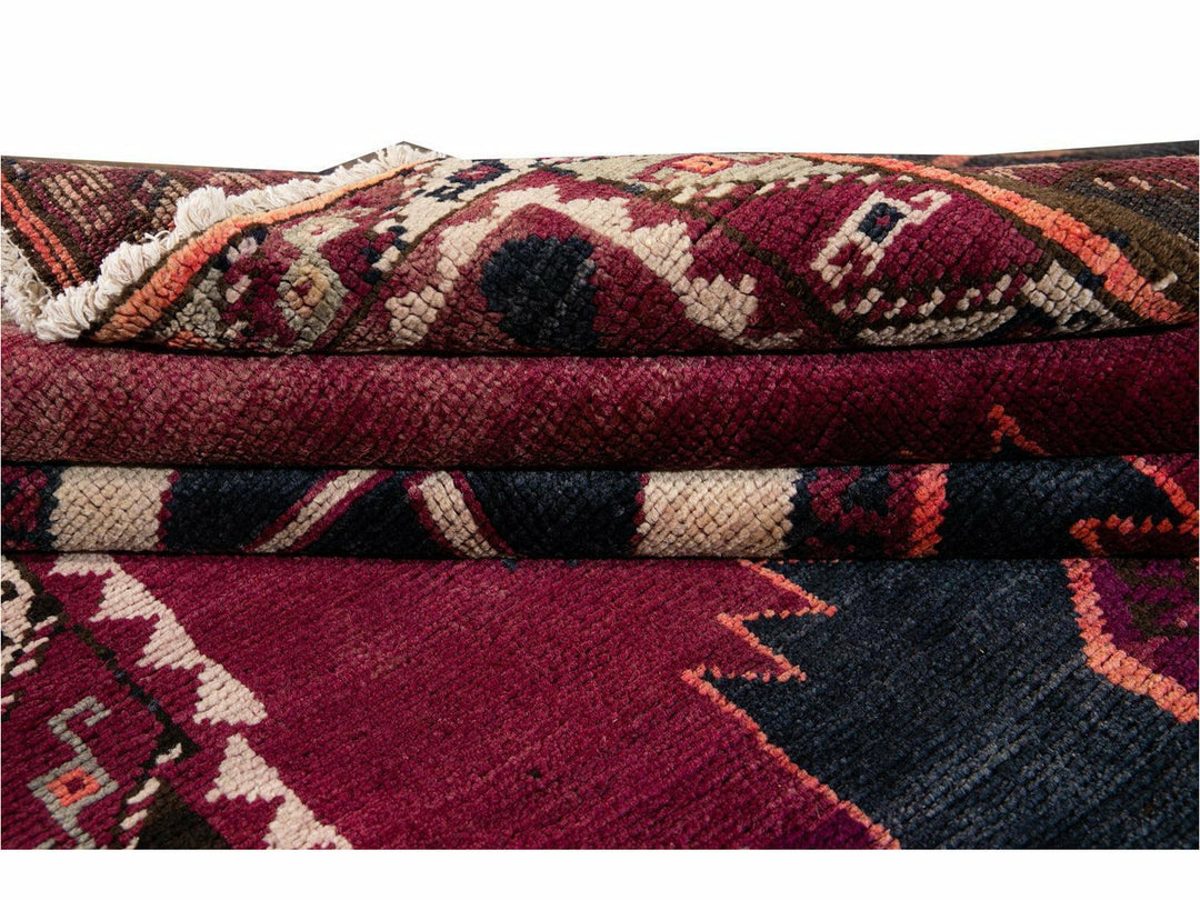 Mid 20th Century Vintage Azeri Wool Runner Rug 4 X 12