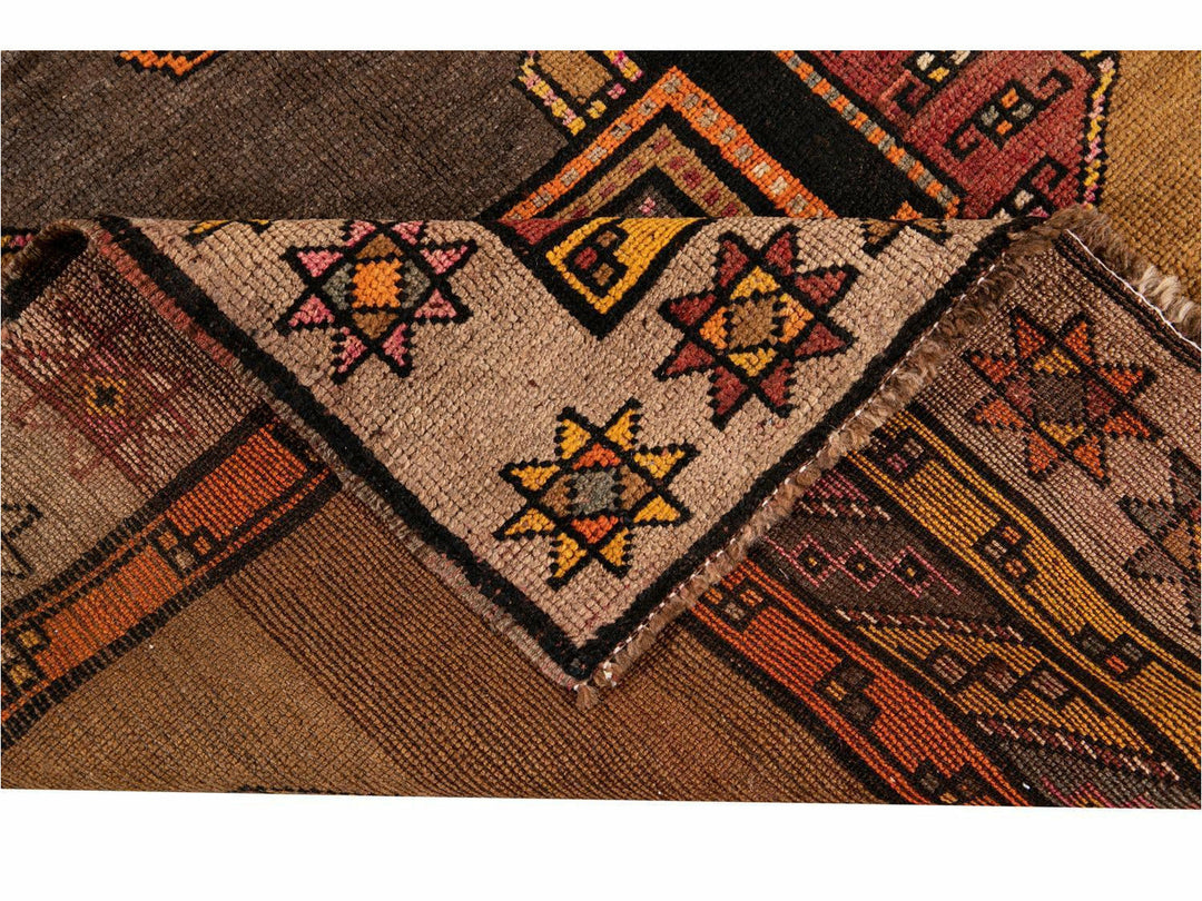 Vintage Azeri Wool Runner 5 X 12
