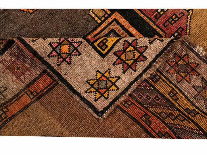 Vintage Azeri Wool Runner 5 X 12