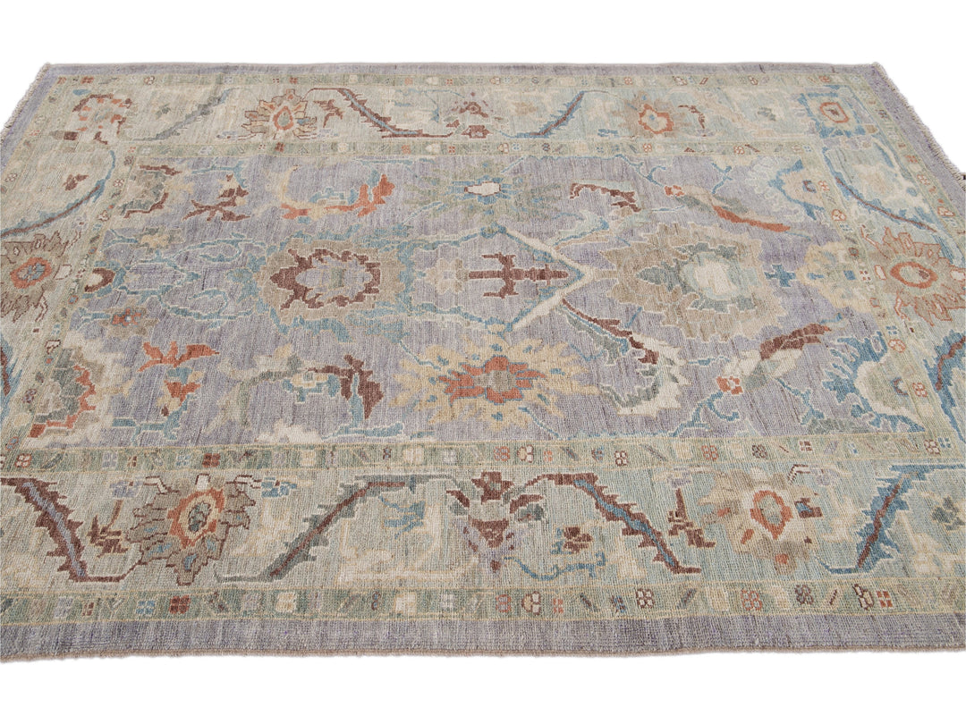 Modern Sultanabad Wool Rug 6 X 8