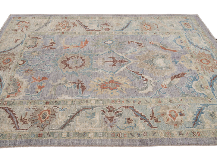 Modern Sultanabad Wool Rug 6 X 8