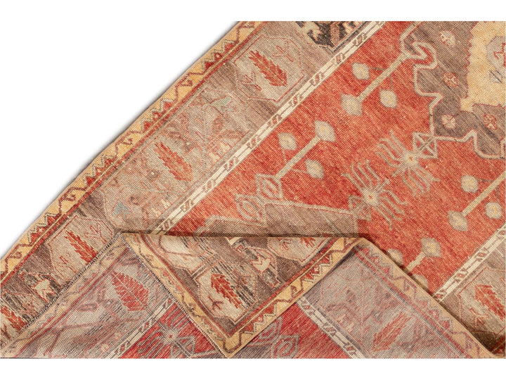 Mid 20th Century Vintage Anatolian Wool Runner Rug, 4 X 1-
