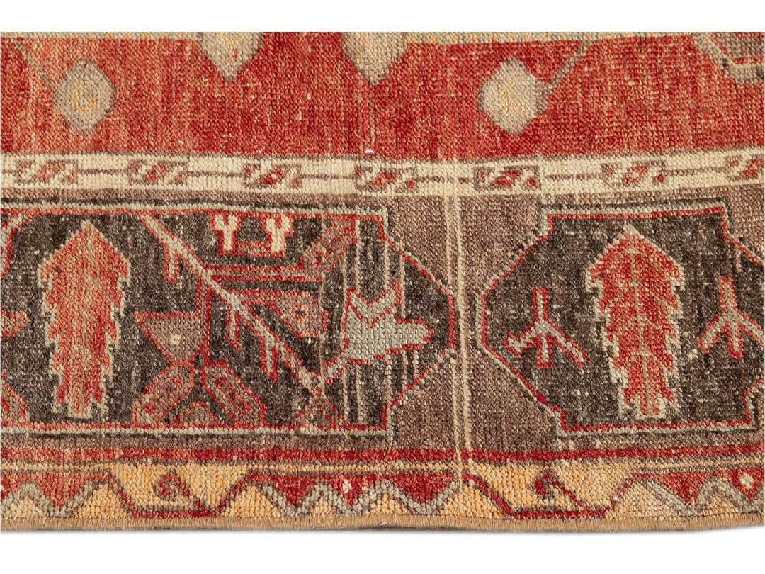 Mid 20th Century Vintage Anatolian Wool Runner Rug, 4 X 1-