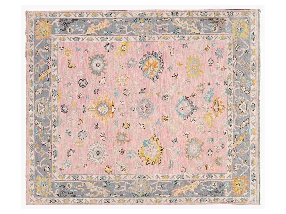New Contemporary Oushak Style Wool Rug 8 X 10
