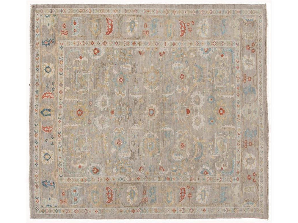 Modern Sultanabad Wool Rug 9 X 9