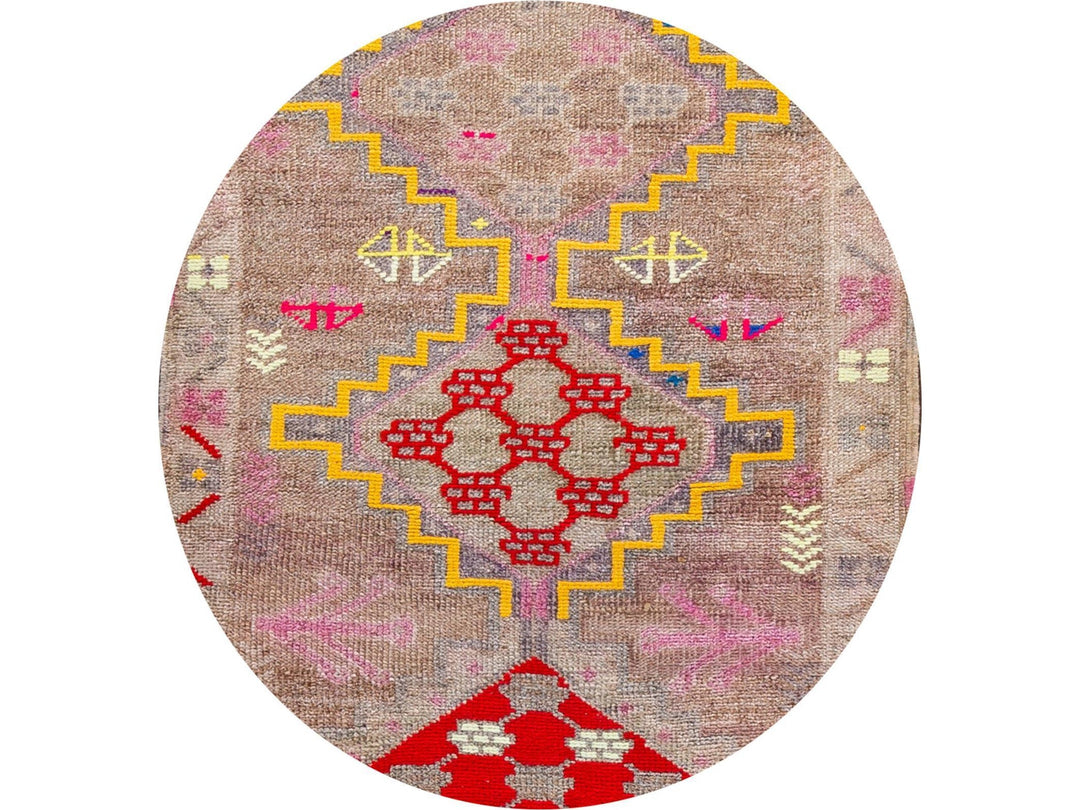 Mid-20th Century Vintage Turkish Wool Runner Rug 3 X 11