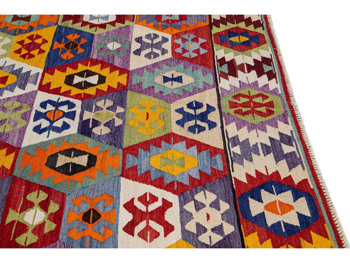 Vintage Turkish Wool Rug 9 X 12
