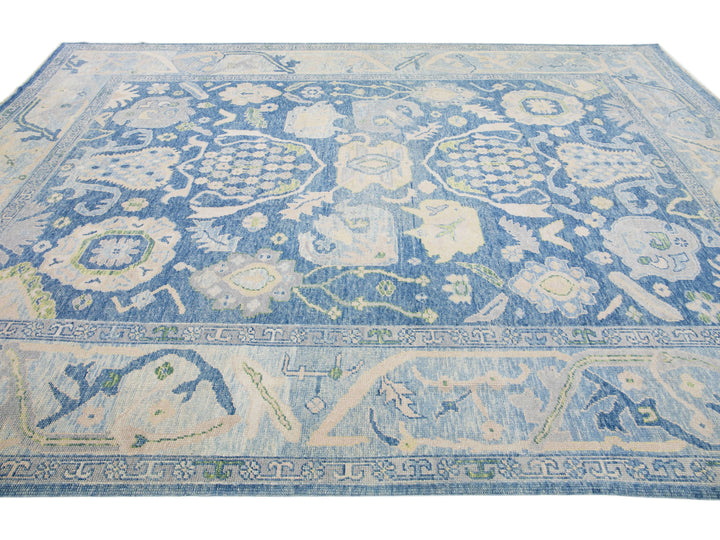 Modern Turkish Wool Rug 11 X 14