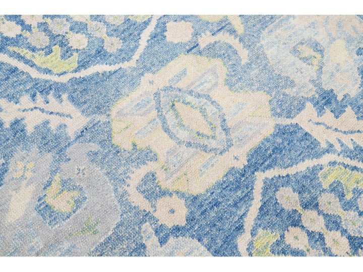 Modern Turkish Wool Rug 11 X 14