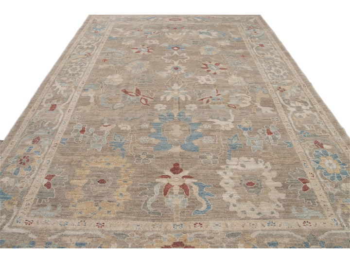 Modern Sultanabad Wool Rug 8 X 12