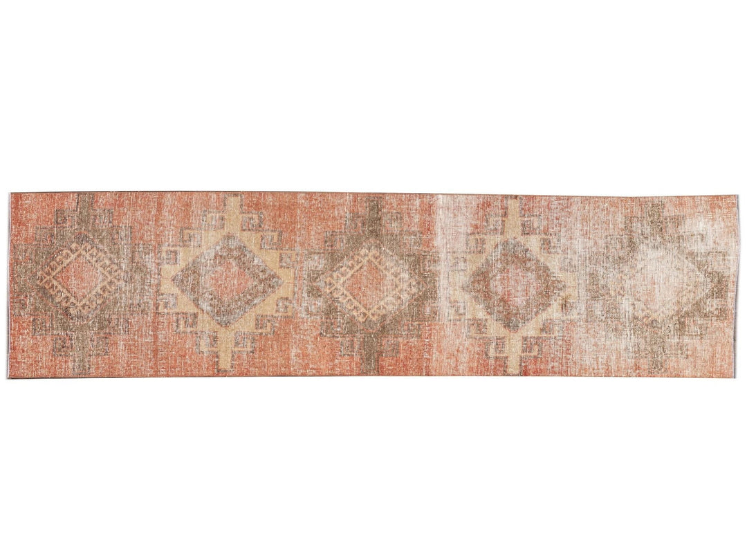 Mid 20th Century Vintage Anatolian Wool Runner Rug, 3 X 12