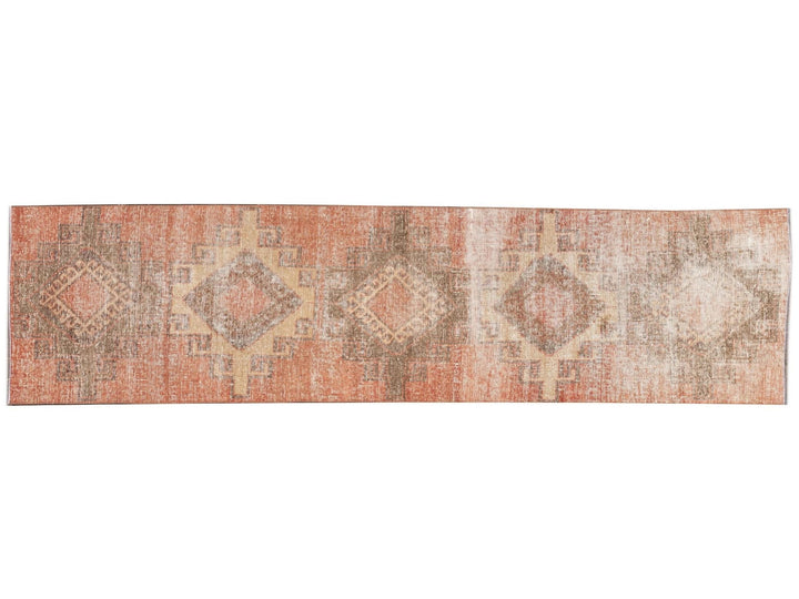 Mid 20th Century Vintage Anatolian Wool Runner Rug, 3 X 12