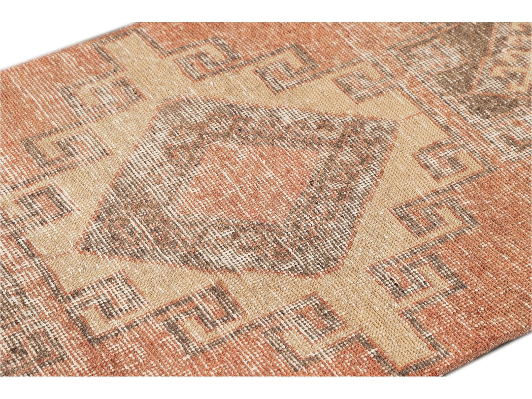 Mid 20th Century Vintage Anatolian Wool Runner Rug, 3 X 12