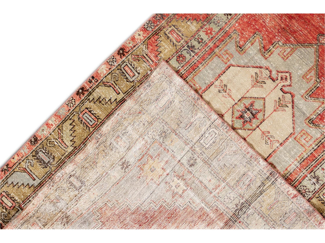Mid 20th Century Vintage Anatolian Wool Runner Rug, 5' x 11'