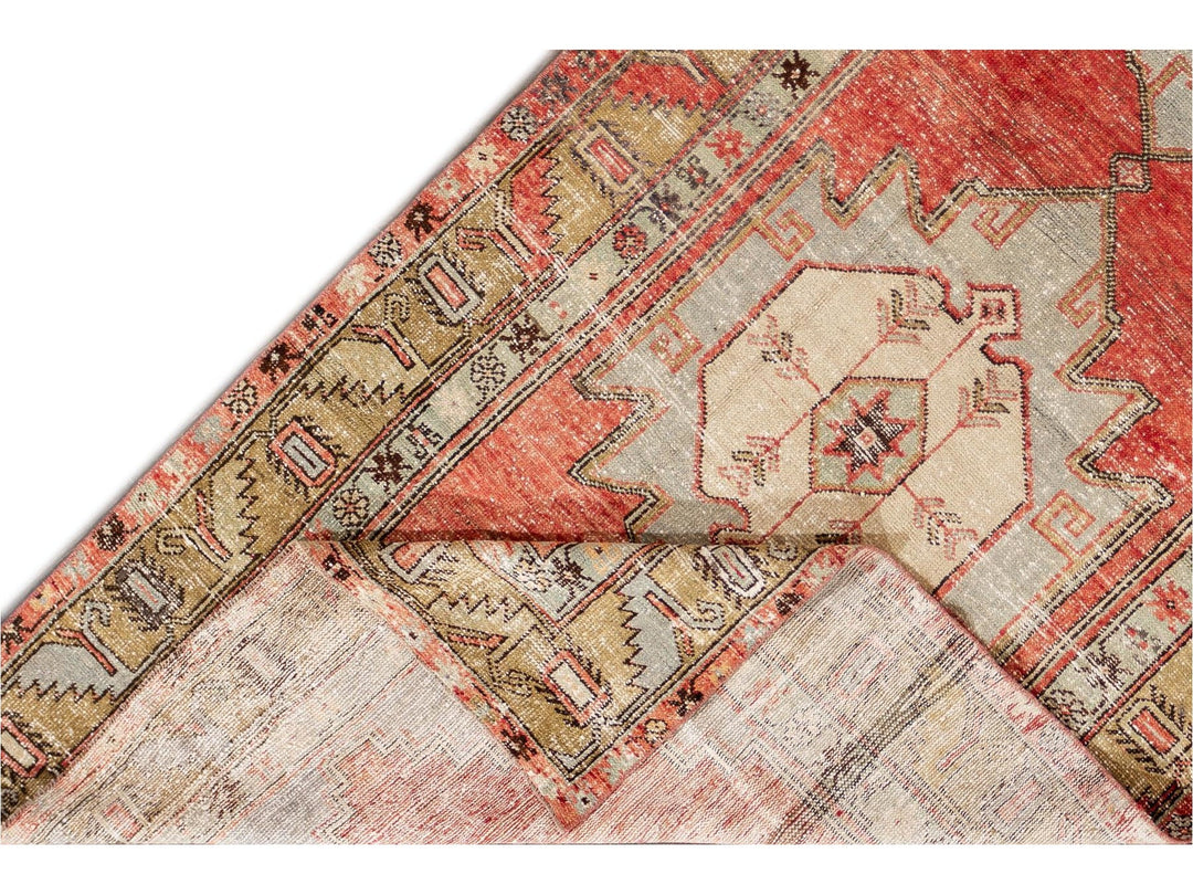 Mid 20th Century Vintage Anatolian Wool Runner Rug, 5' x 11'