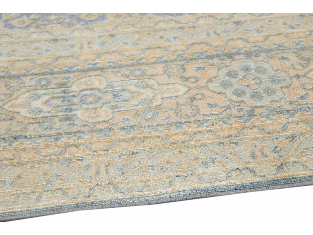 Antique Tabriz Wool Rug 9 X 12