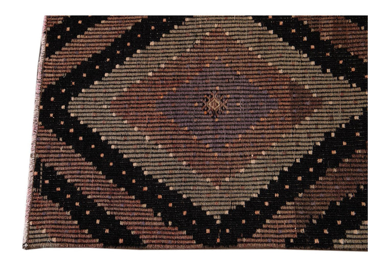 Vintage Sumakh Wool Rug 4 X 7