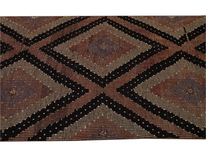 Vintage Sumakh Wool Rug 4 X 7