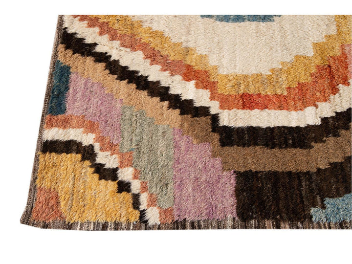Modern Moroccan Wool Rug 10 X 12