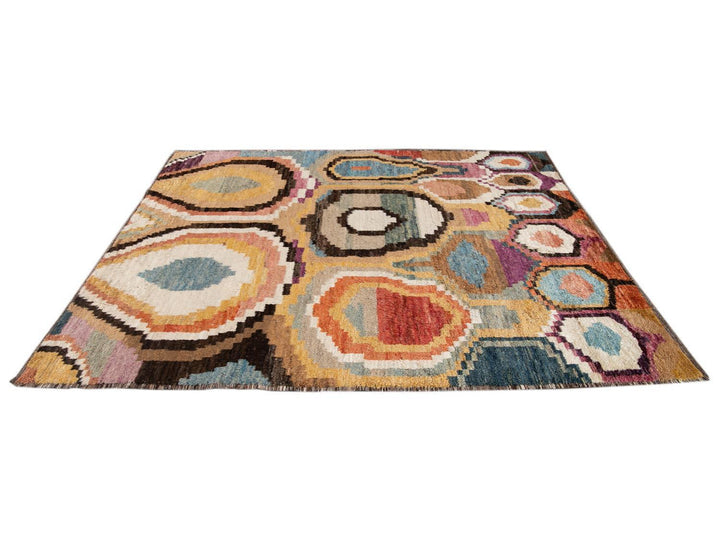 Modern Moroccan Wool Rug 10 X 12