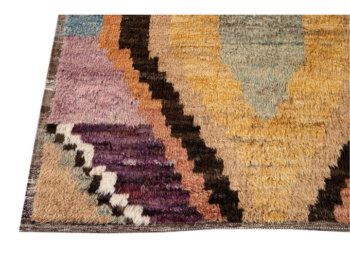 Modern Moroccan Wool Rug 10 X 12