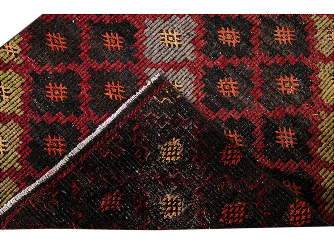 Vintage Sumakh Wool Runner 3 X 11