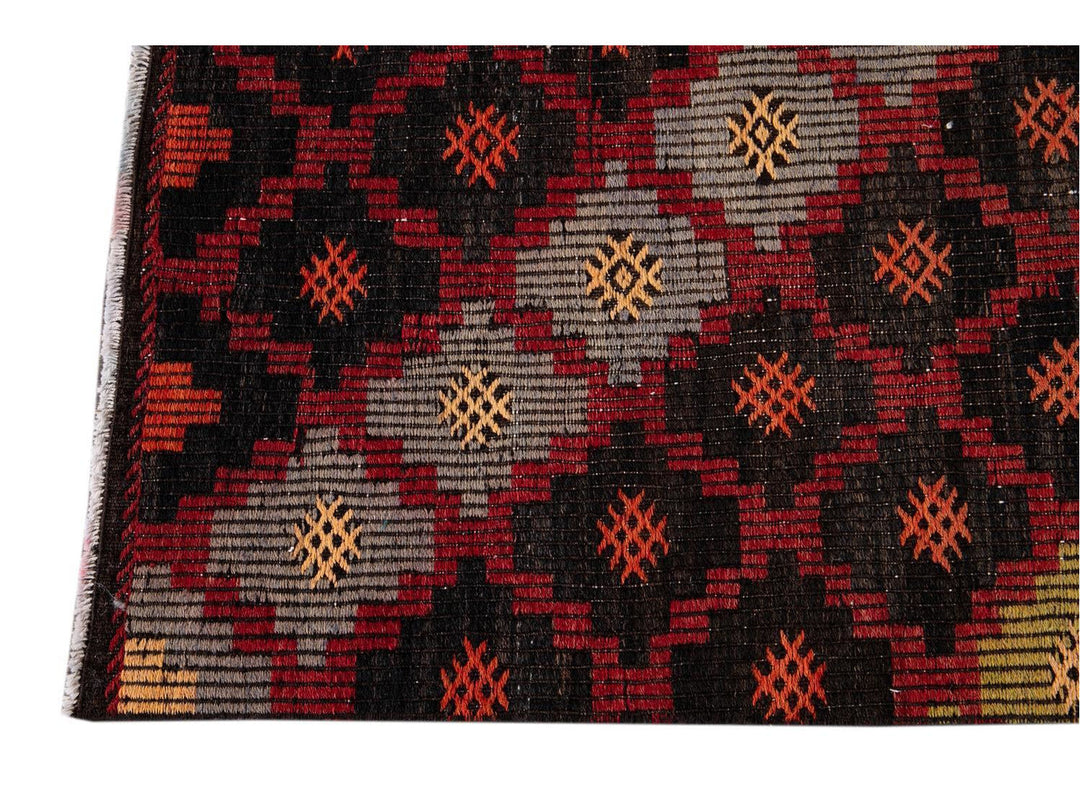 Vintage Sumakh Wool Runner 3 X 11