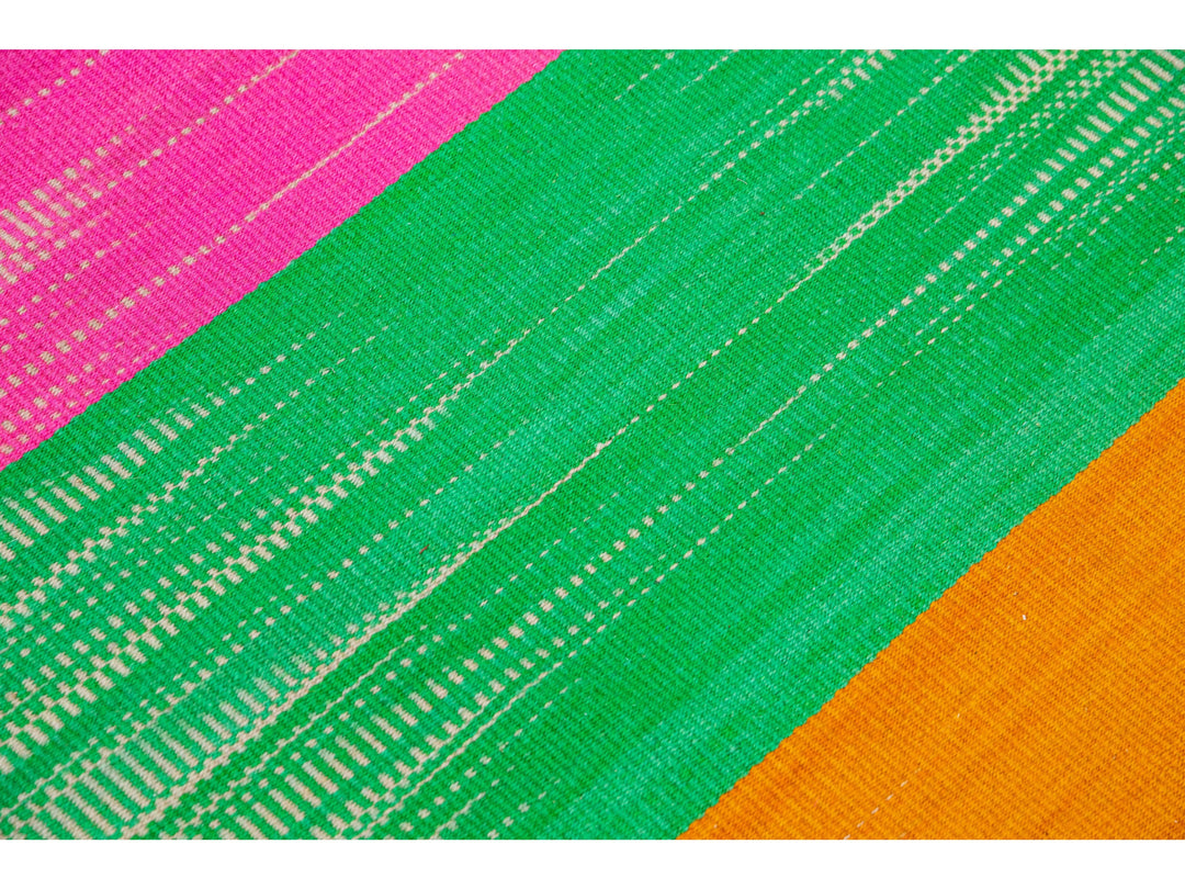 Modern Kilim Wool Rug 10 X 13