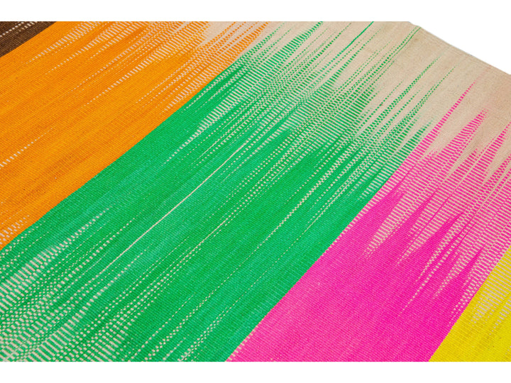 Modern Kilim Wool Rug 10 X 13