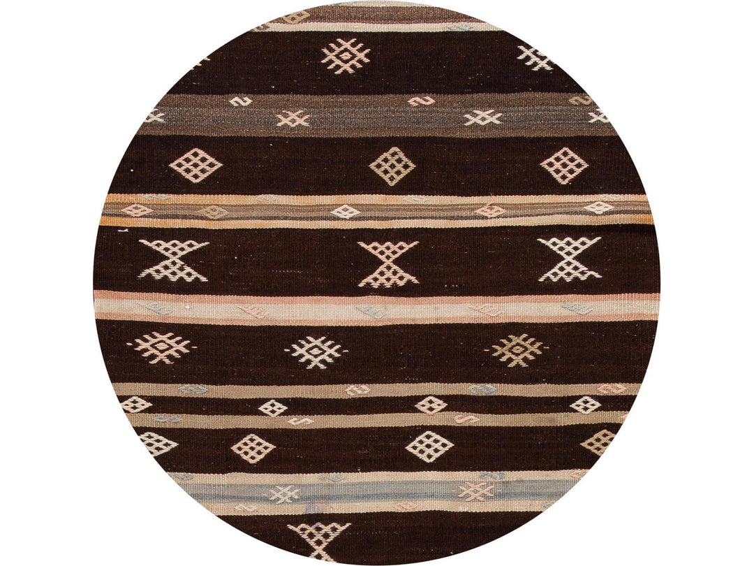 Vintage Kilim Wool Runner 3 X 9