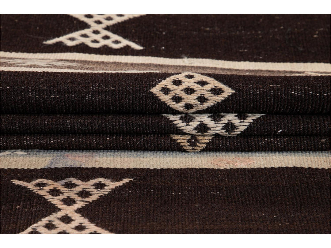 Vintage Kilim Wool Runner 3 X 9