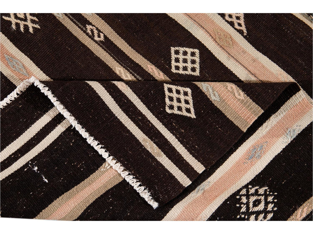 Vintage Kilim Wool Runner 3 X 9
