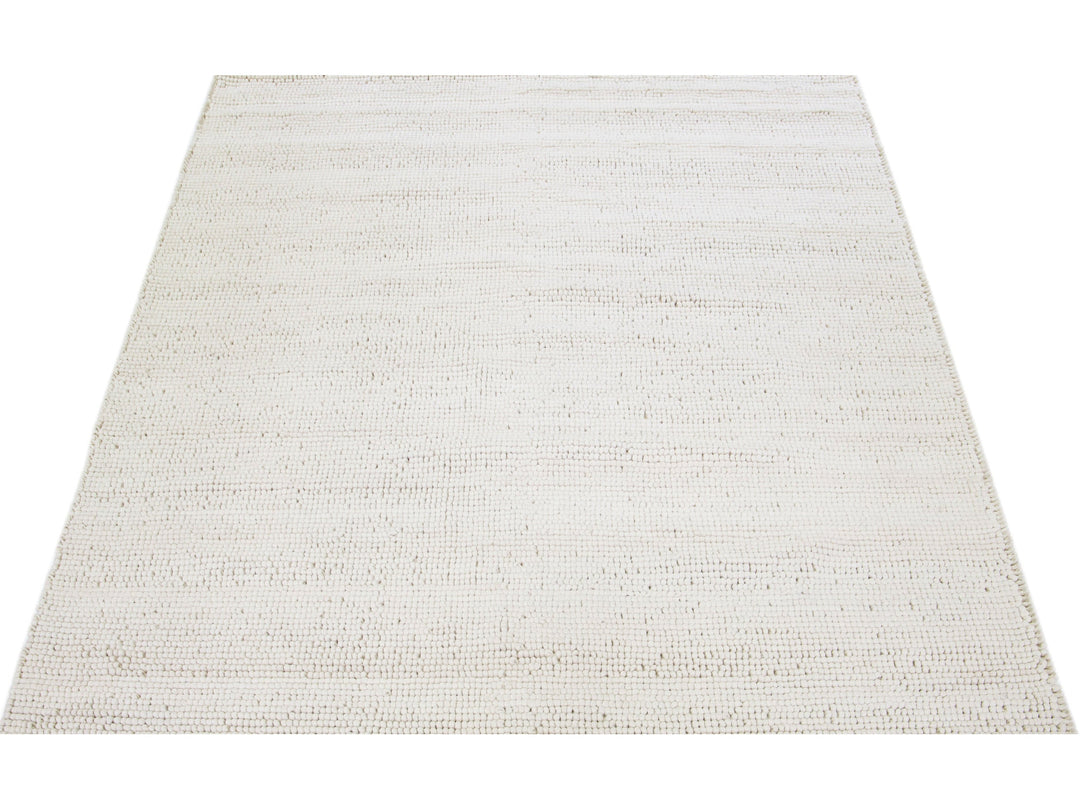 Modern Felted Texture Wool Rug 9 X 12