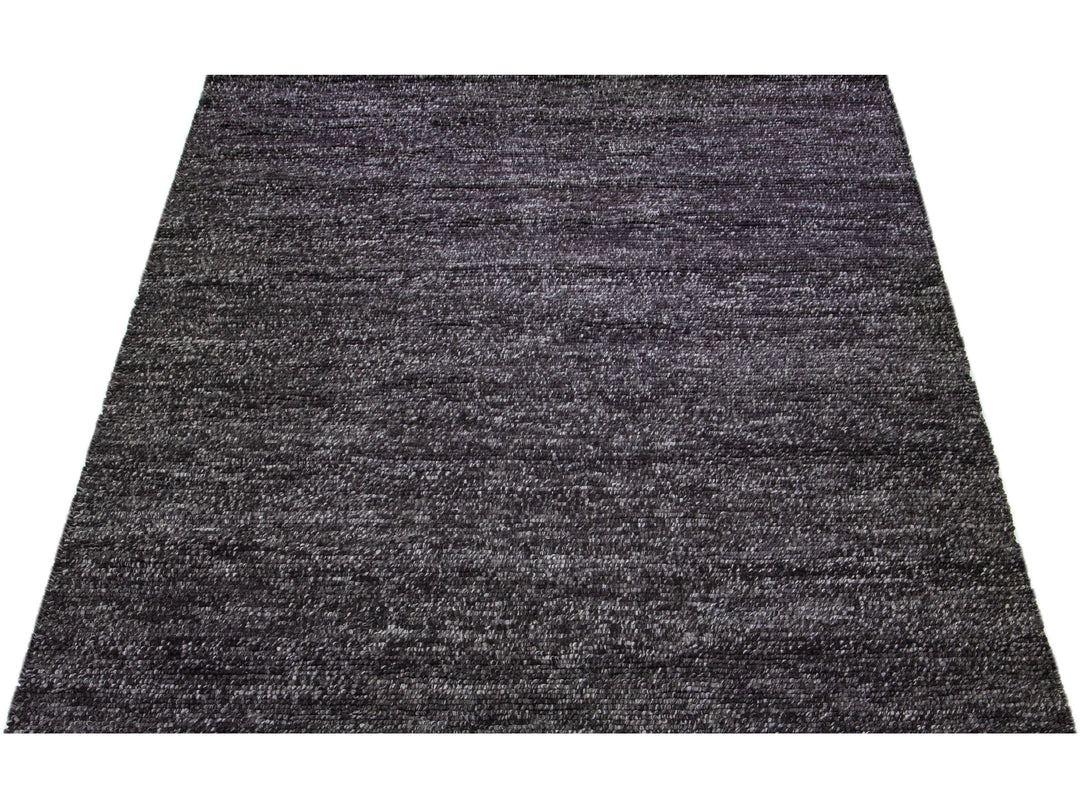 Modern Felted Texture Wool Rug 10 X 14