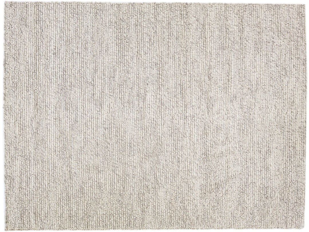Modern Felted Texture Wool Rug 9 X 12
