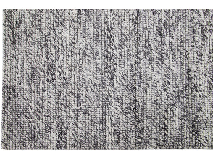 Modern Felted Texture Wool Rug 10 X 14