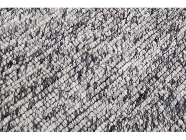 Modern Felted Texture Wool Rug 10 X 14