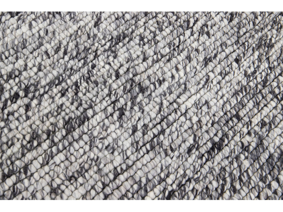 Modern Felted Texture Wool Rug 10 X 14