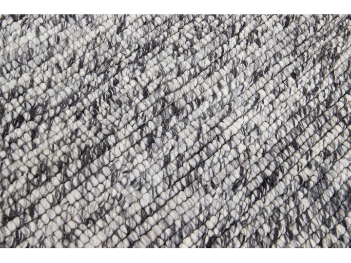 Modern Felted Texture Wool Rug 10 X 14