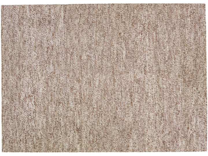 Modern Felted Texture Wool Rug 10 X 14