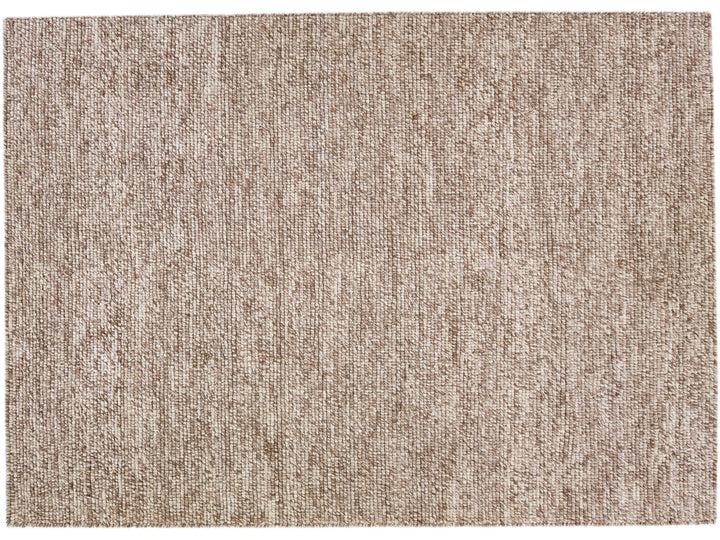 Modern Felted Texture Wool Rug 10 X 14