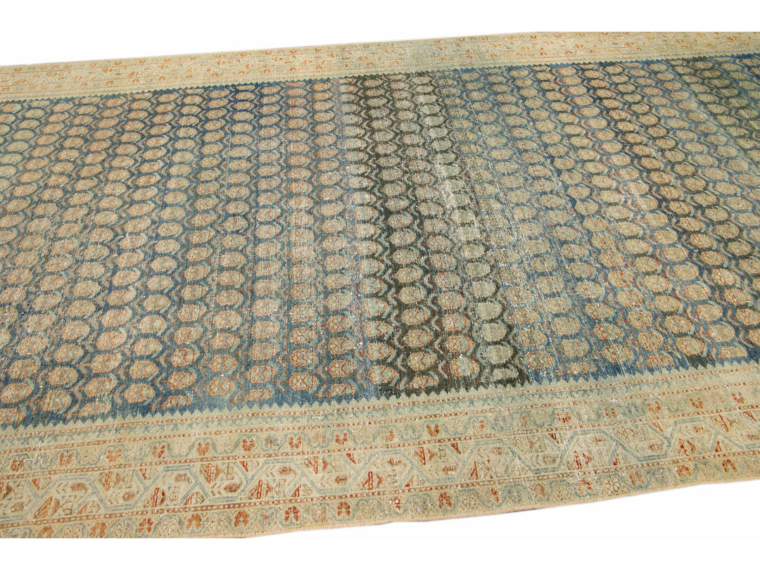 Antique Malayer Rug 7 X 17