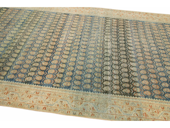 Antique Malayer Rug 7 X 17