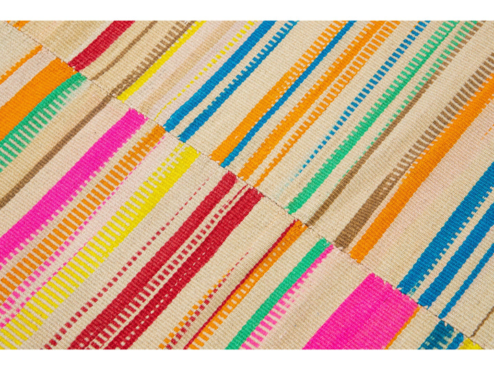 Modern Kilim Wool Rug 10 X 13