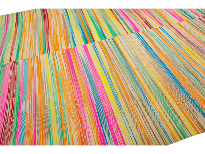 Modern Kilim Wool Rug 10 X 13