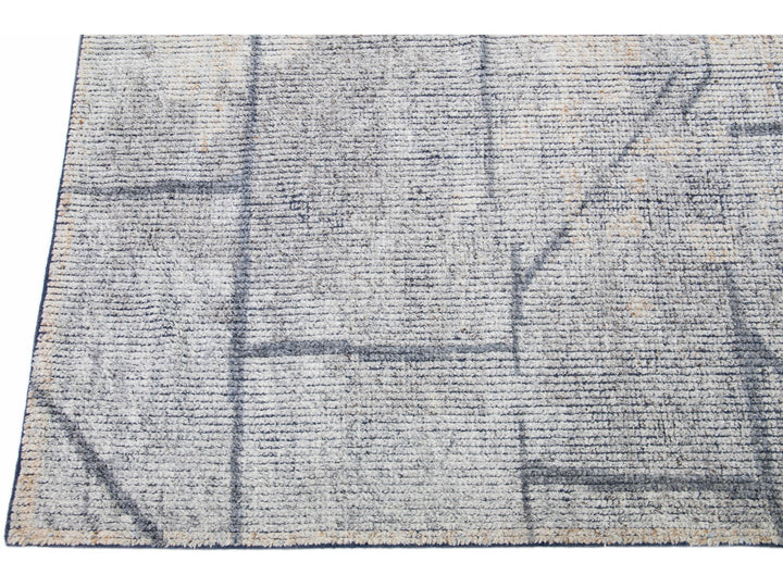 Modern Moroccan Wool Rug 10 X 14