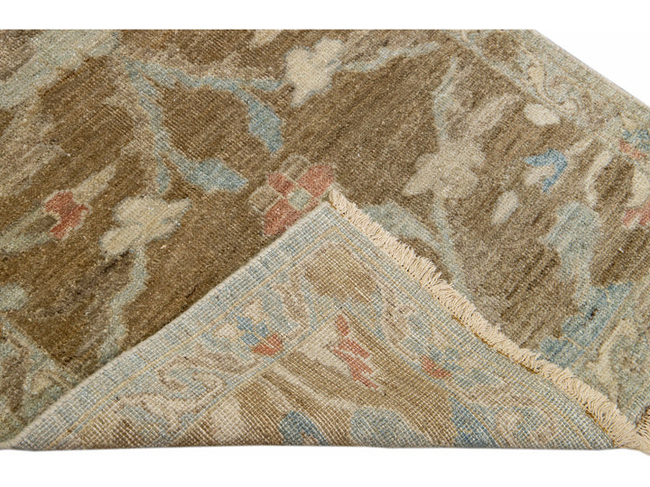 Modern Sultanabad Wool Runner 3 X 26