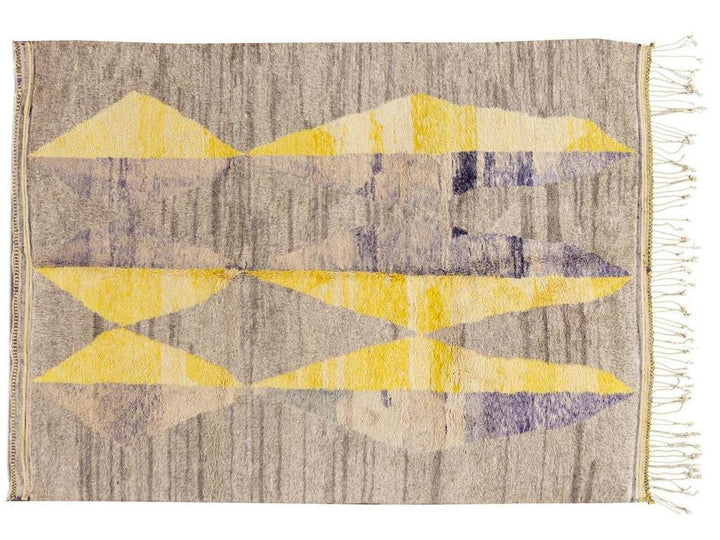 Modern Multicolored Moroccan Rug 8 X 11
