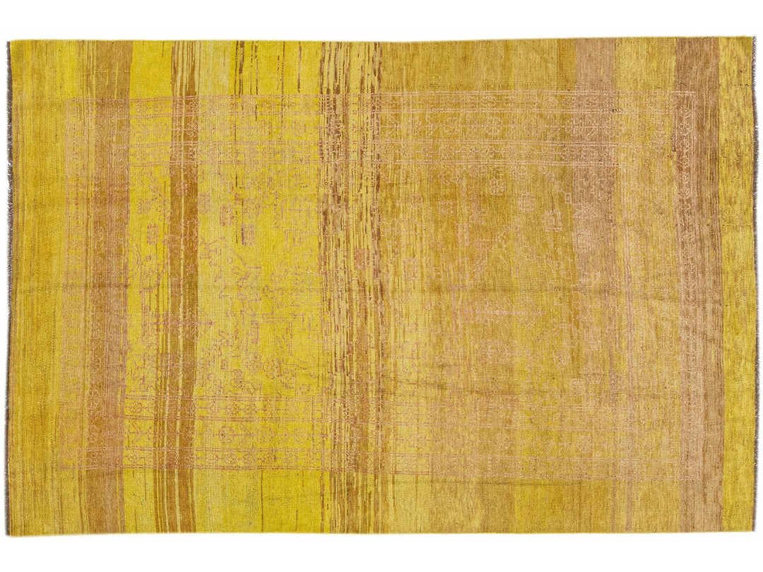 Transitional Revival Wool Rug 7 X 10